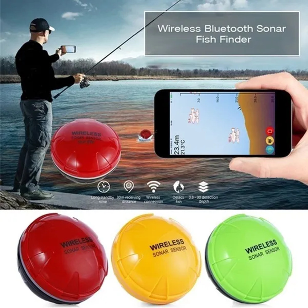 PUPOPAN 100 メートル真新しいスマートフォン魚群探 - Fish Finder Portable のレビューと価格
