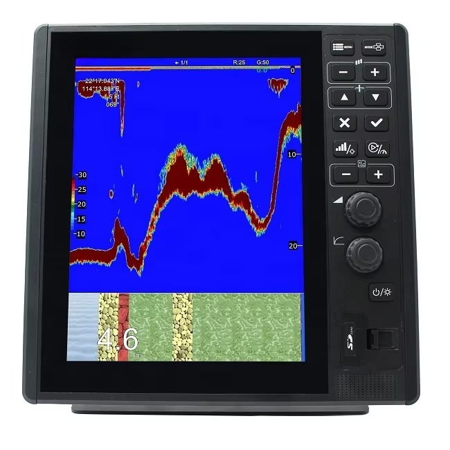 50KHZ / 200KHZ 魚群探知機 -12 (新製品! - Fishing Depth Finder のレビューと価格