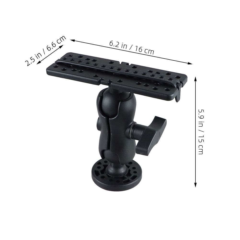 1セット ナイロン製カヤック用魚群探知機ブラケット 360度 - Fish Finder Mount のレビューと価格
