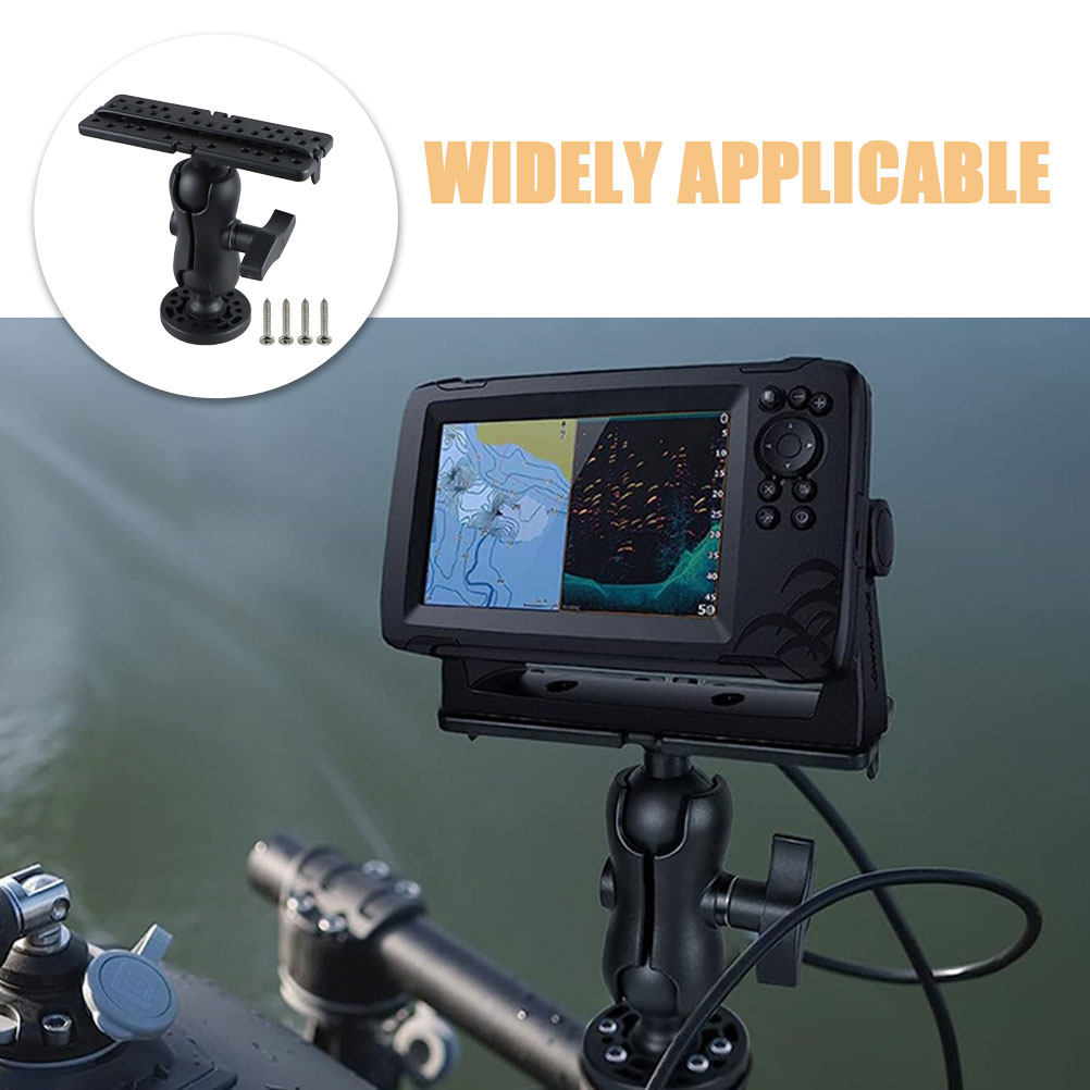 1セット ナイロン製カヤック用魚群探知機ブラケット 360度 - Fish Finder Mount のレビューと価格